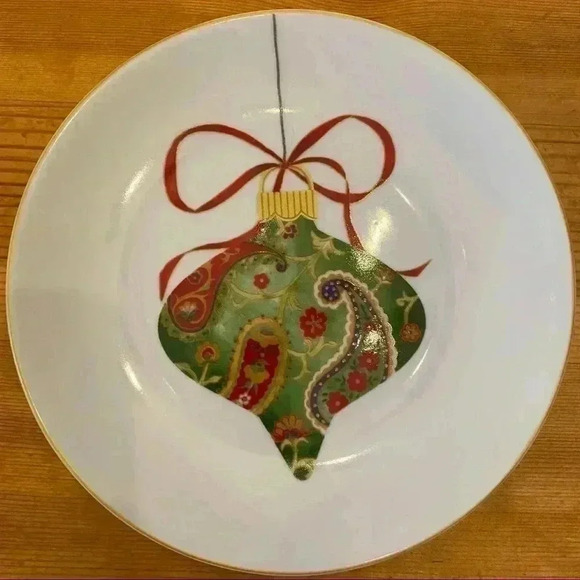 222 Fifth set of 4 “Paisley Ornaments” plates - Picture 5 of 9